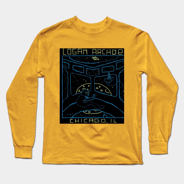 Spaceman by Ethan D'Ercole Long Sleeve T-Shirt by Logan Arcade